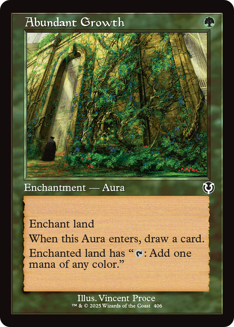 Abundant Growth (Retro Frame) [Innistrad Remastered] | Rook's Games and More