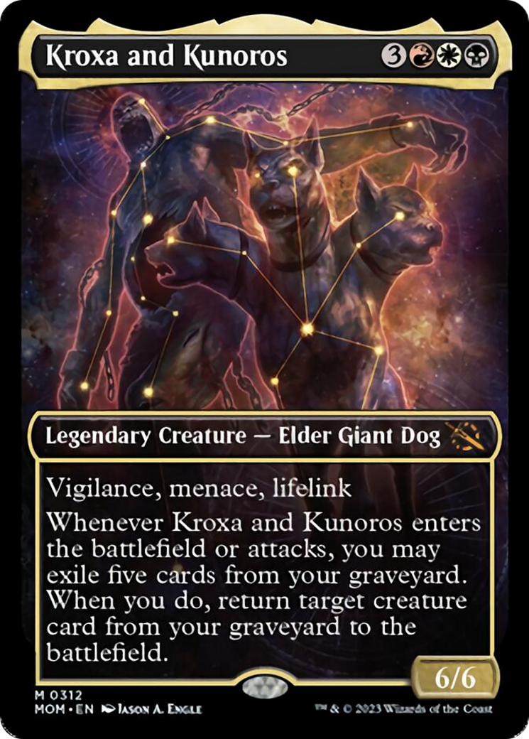 Kroxa and Kunoros (Showcase Planar Booster Fun) [March of the Machine] | Rook's Games and More