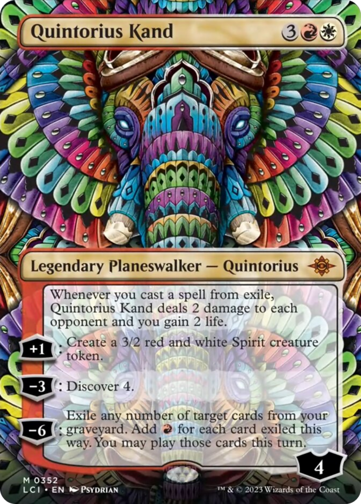 Quintorius Kand (0352) (Borderless) [The Lost Caverns of Ixalan] | Rook's Games and More
