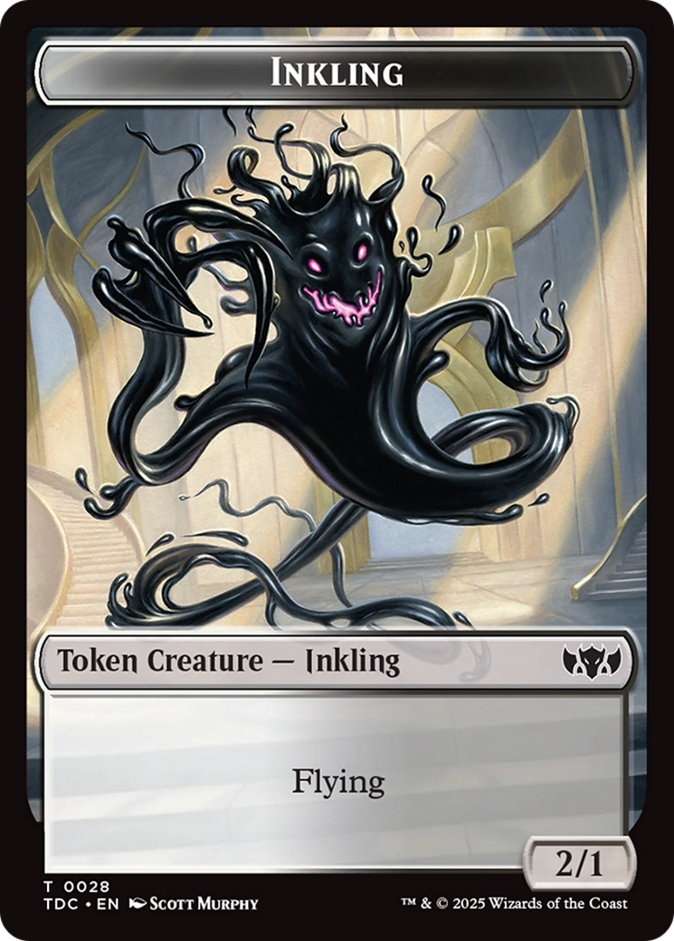 Inkling // Insect (0023) Double-Sided Token [Tarkir: Dragonstorm Commander Tokens] | Rook's Games and More