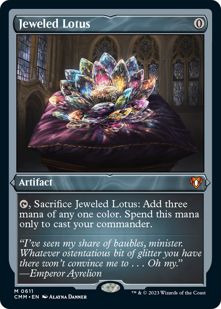 Jeweled Lotus (Foil Etched) [Commander Masters] | Rook's Games and More