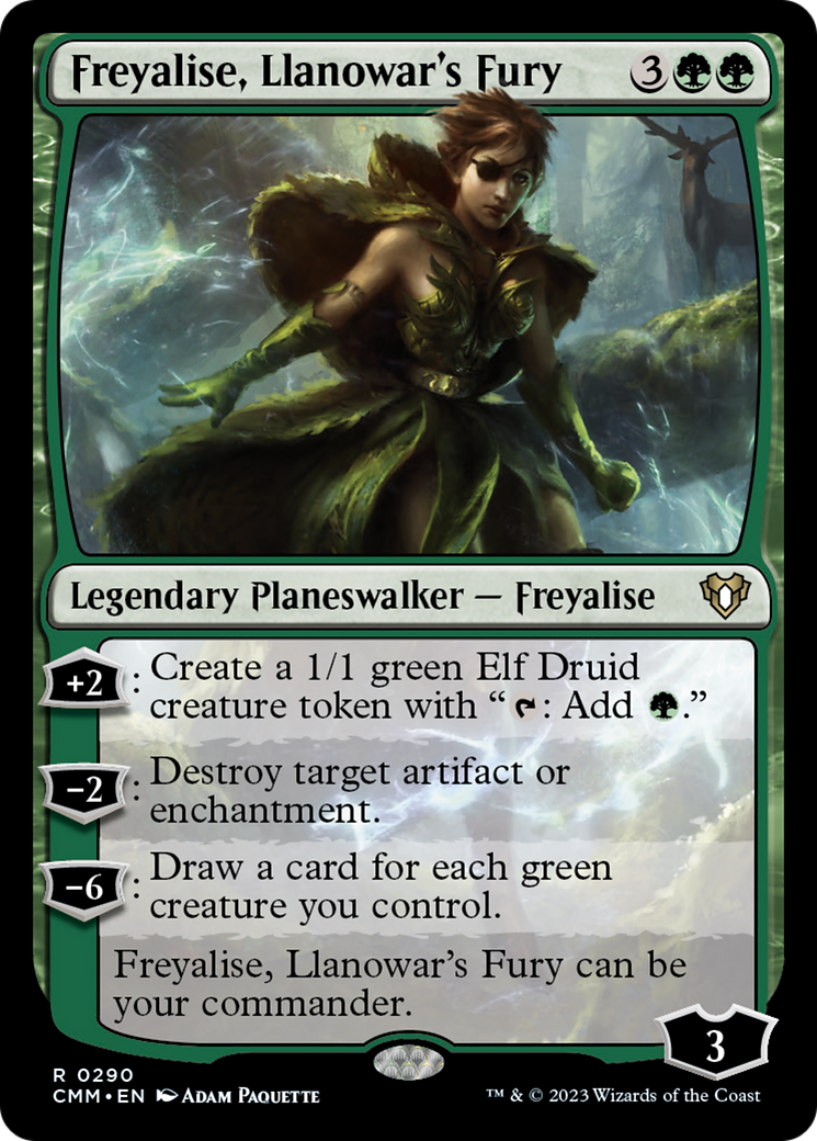 Freyalise, Llanowar's Fury [Commander Masters] | Rook's Games and More