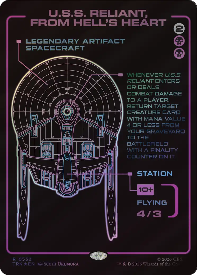 U.S.S. Reliant, From Hell's Heart (Showcase) [Star Trek] | Rook's Games and More
