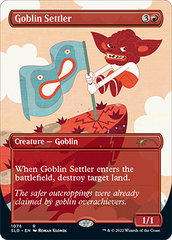 Goblin Settler (Borderless) [Secret Lair Drop Series] | Rook's Games and More