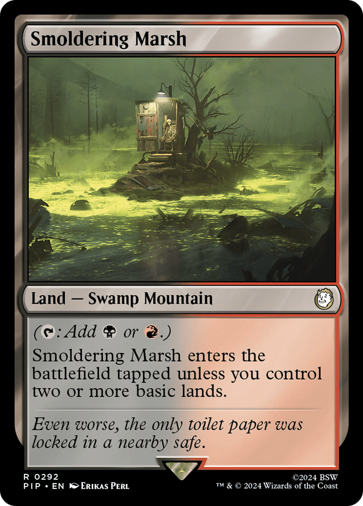Smoldering Marsh [Fallout] | Rook's Games and More