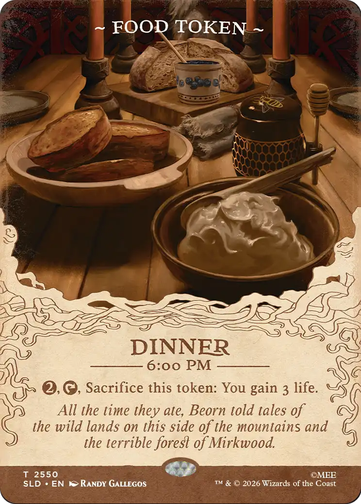 Food Token (2550) [Secret Lair Drop Series] | Rook's Games and More