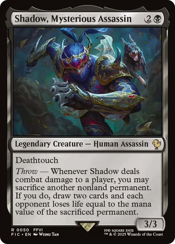 Shadow, Mysterious Assassin [FINAL FANTASY Commander] | Rook's Games and More