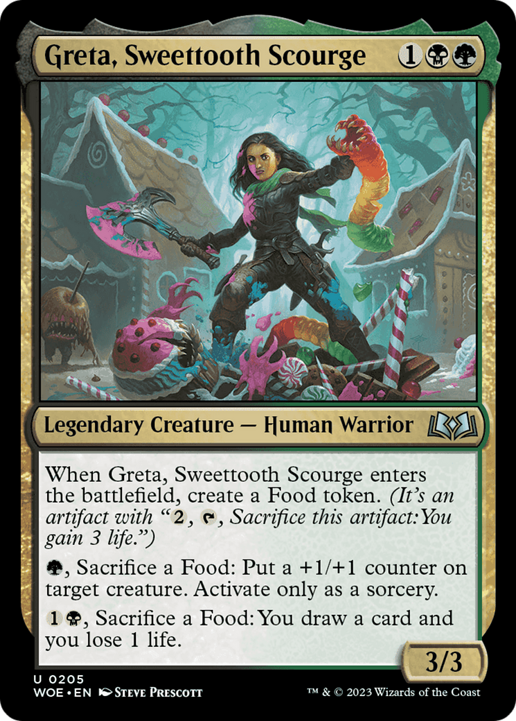 Greta, Sweettooth Scourge [Wilds of Eldraine] | Rook's Games and More