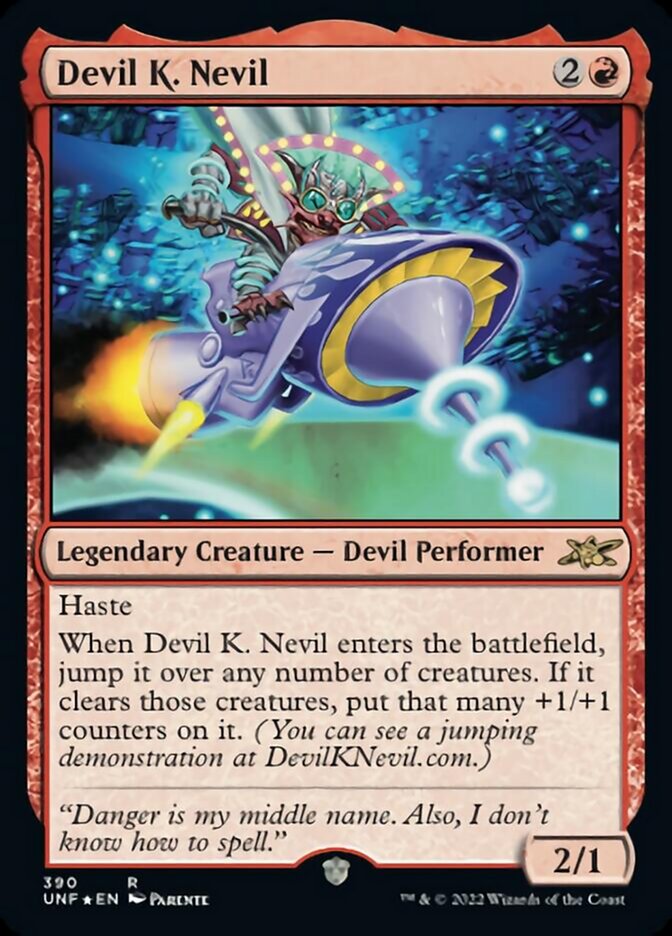 Devil K. Nevil (Galaxy Foil) [Unfinity] | Rook's Games and More