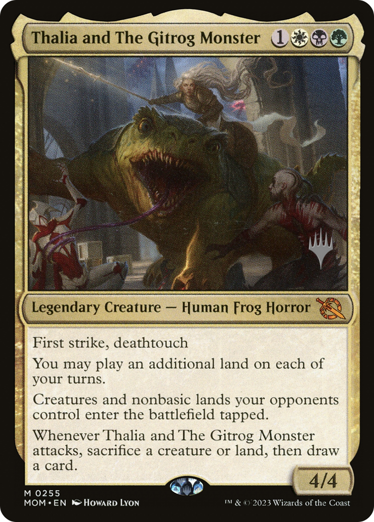 Thalia and The Gitrog Monster (Promo Pack) [March of the Machine Promos] | Rook's Games and More