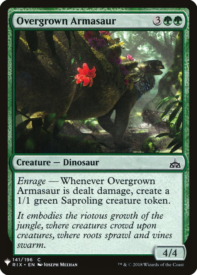 Overgrown Armasaur [Mystery Booster] | Rook's Games and More