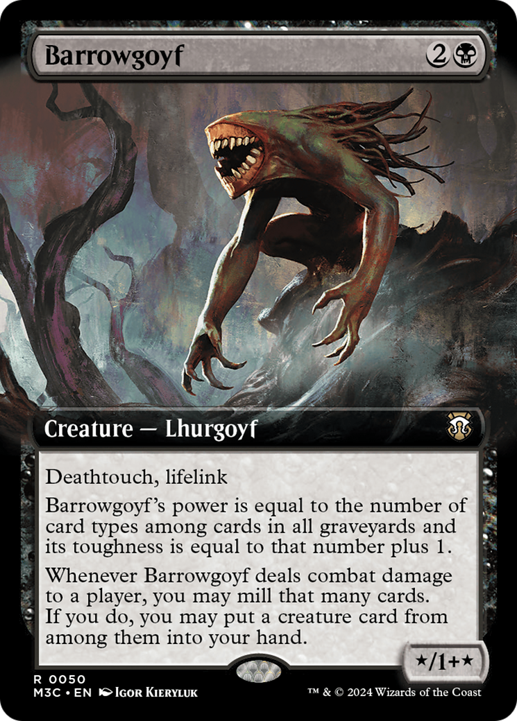 Barrowgoyf (Extended Art) [Modern Horizons 3 Commander] | Rook's Games and More