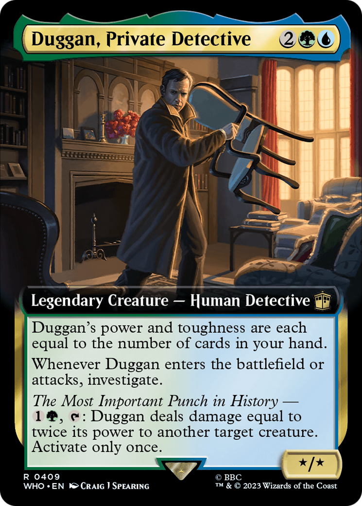 Duggan, Private Detective (Extended Art) [Doctor Who] | Rook's Games and More