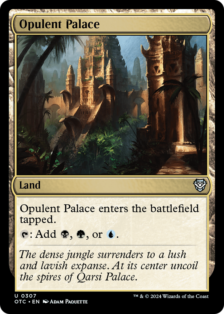 Opulent Palace [Outlaws of Thunder Junction Commander] | Rook's Games and More