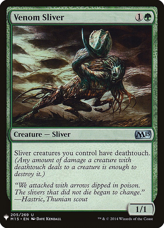 Venom Sliver [Mystery Booster] | Rook's Games and More