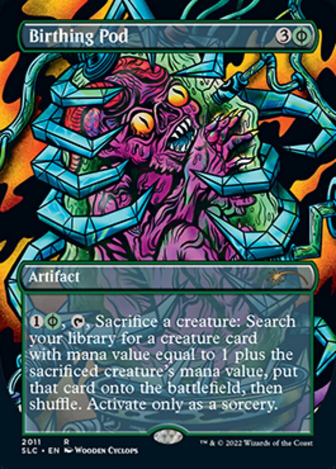 Birthing Pod (Borderless Alternate Art) [Secret Lair Countdown Kit] | Rook's Games and More