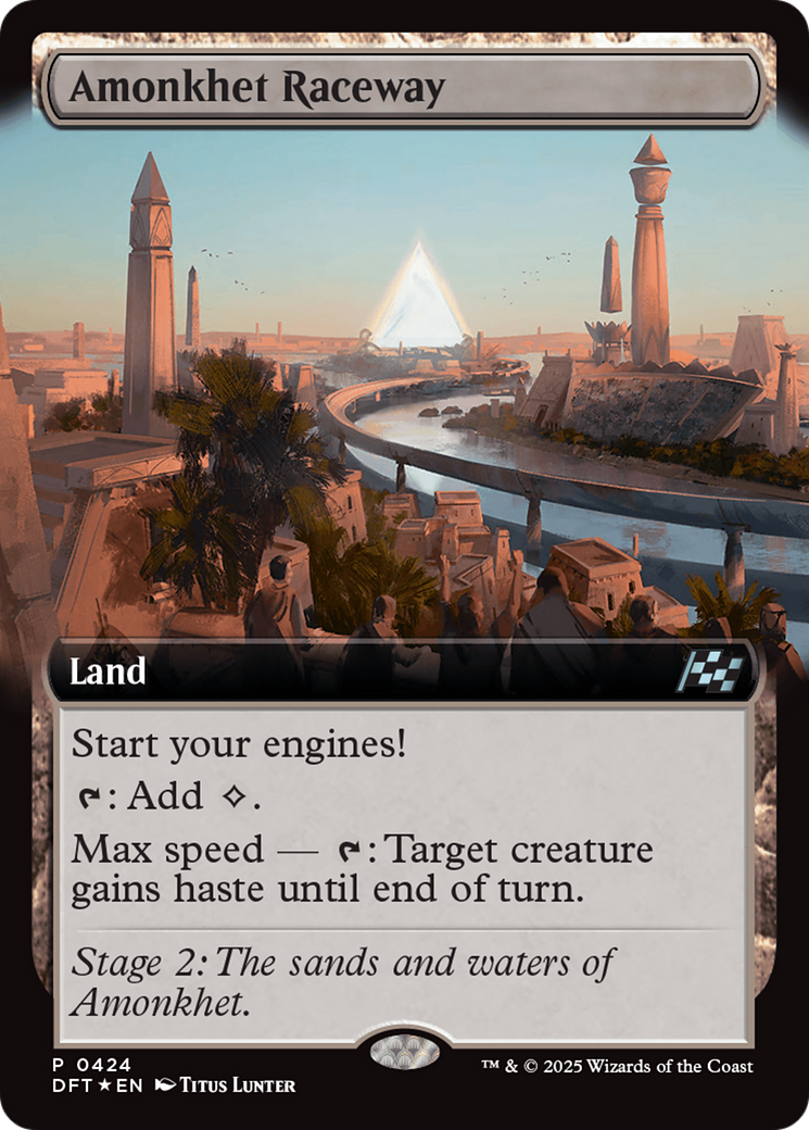 Amonkhet Raceway (Extended Art) [Aetherdrift] | Rook's Games and More