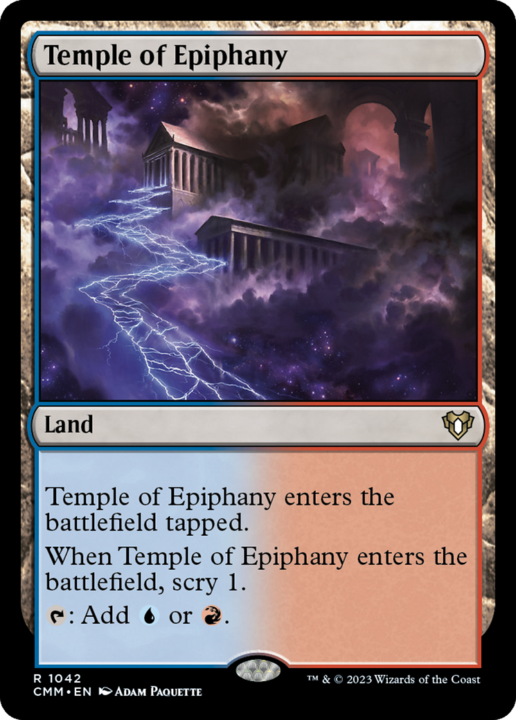 Temple of Epiphany [Commander Masters] | Rook's Games and More