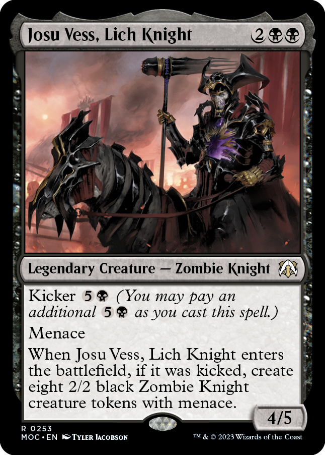 Josu Vess, Lich Knight [March of the Machine Commander] | Rook's Games and More