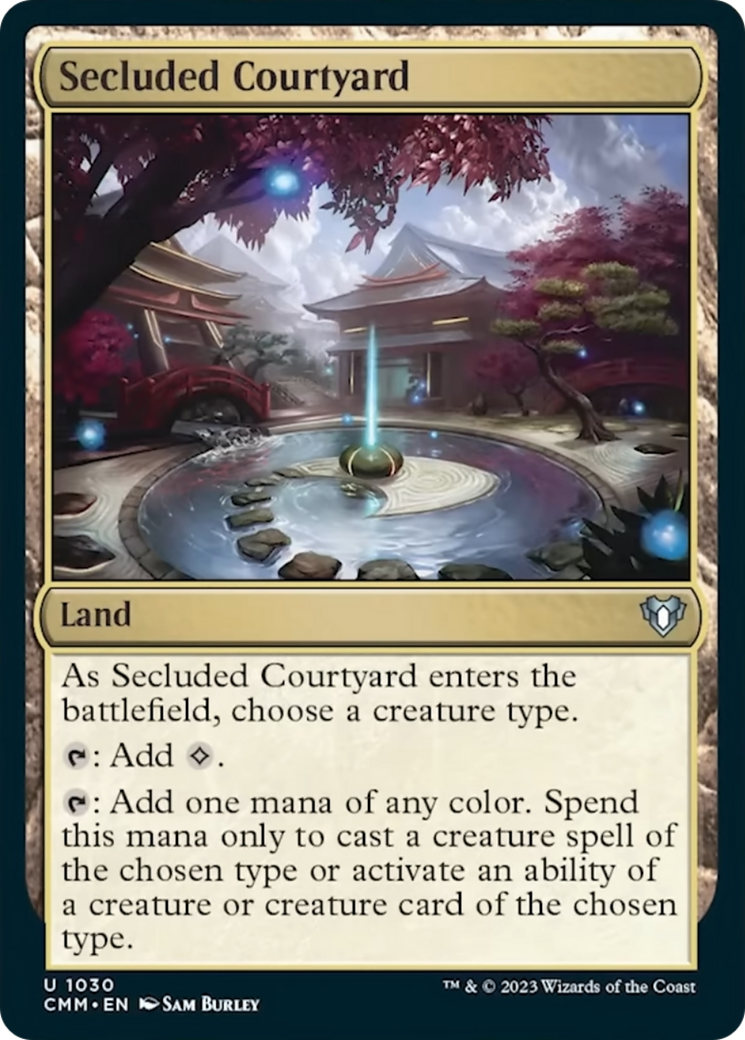 Secluded Courtyard [Commander Masters] | Rook's Games and More