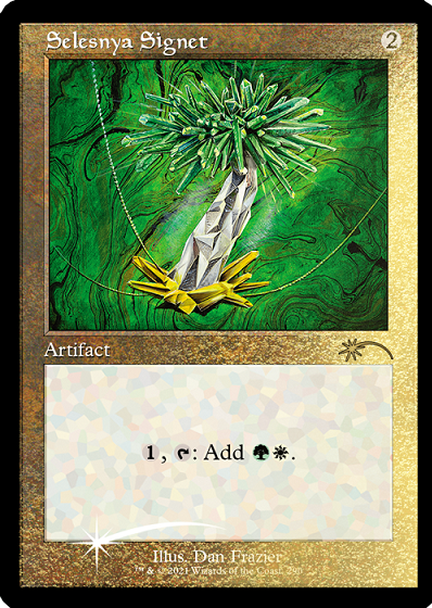 Selesnya Signet (Retro) (Foil Etched) [Secret Lair Drop Series] | Rook's Games and More