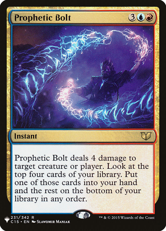 Prophetic Bolt [The List] | Rook's Games and More