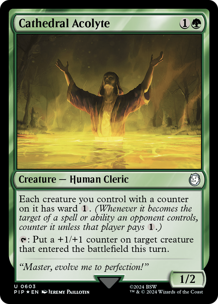 Cathedral Acolyte (Surge Foil) [Fallout] | Rook's Games and More