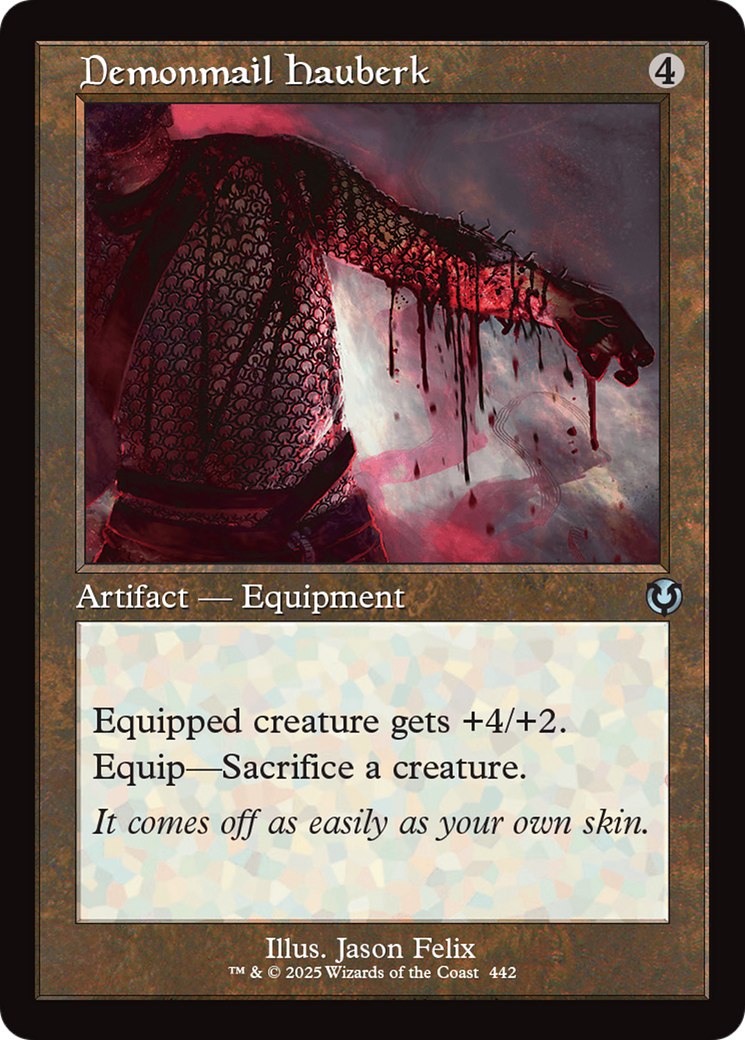Demonmail Hauberk (Retro Frame) [Innistrad Remastered] | Rook's Games and More