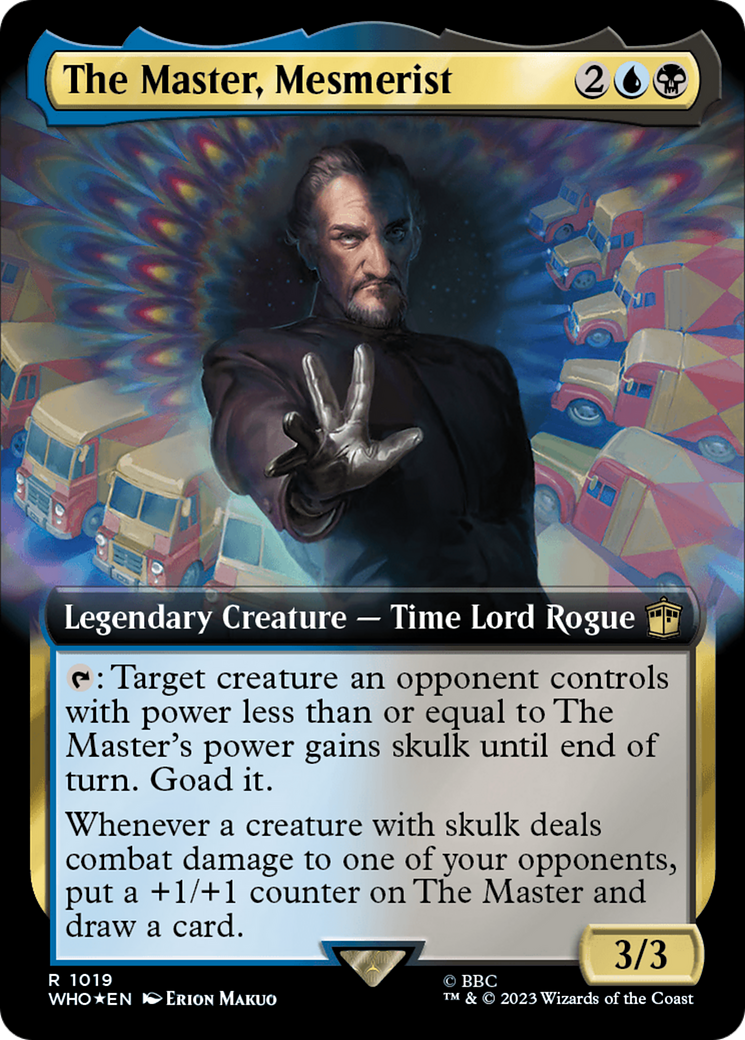 The Master, Mesmerist (Extended Art) (Surge Foil) [Doctor Who] | Rook's Games and More