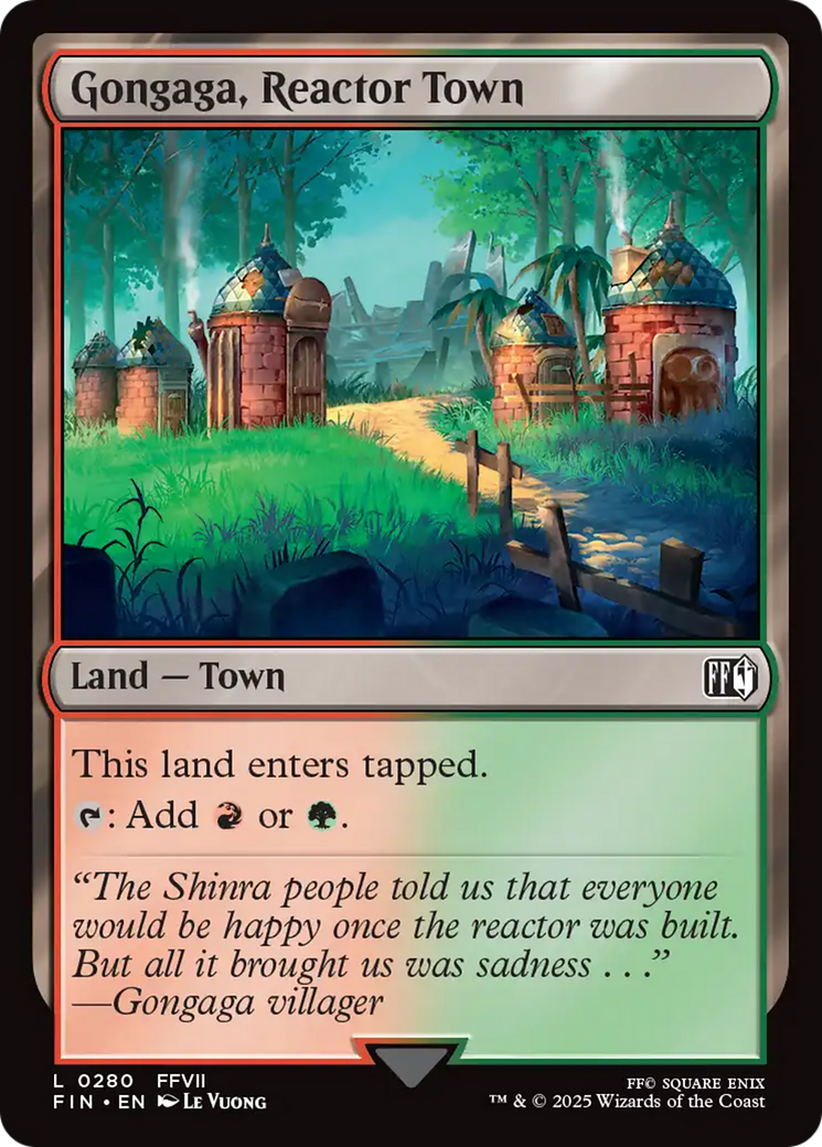 Gongaga, Reactor Town [FINAL FANTASY] | Rook's Games and More