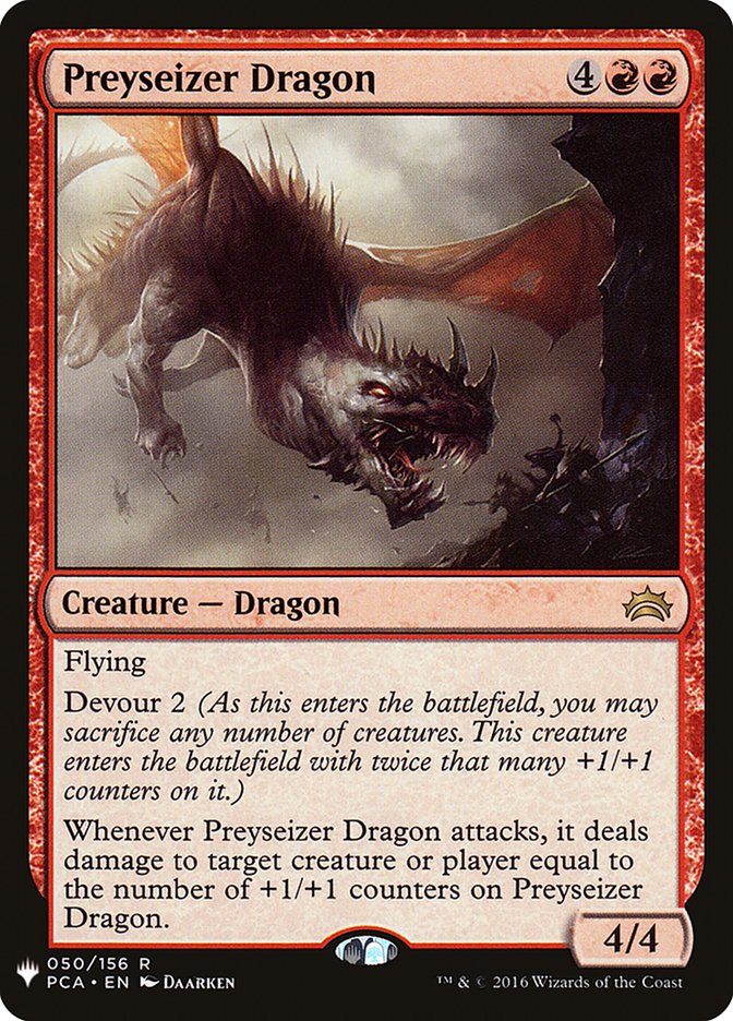 Preyseizer Dragon [The List] | Rook's Games and More