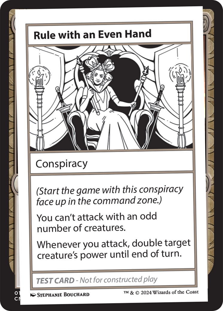 Rule with an Even Hand [Mystery Booster 2 Playtest Cards] | Rook's Games and More