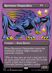 Ravenous Chupacabra (Borderless) (Foil Etched) [Secret Lair Drop Series]