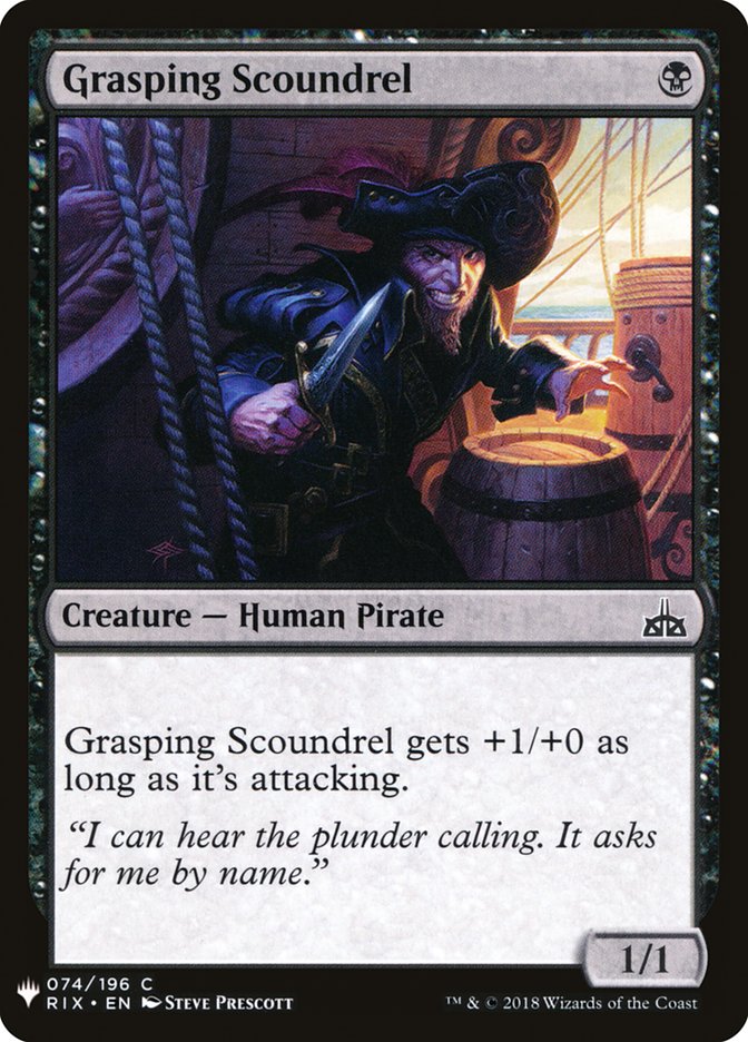Grasping Scoundrel [Mystery Booster] | Rook's Games and More