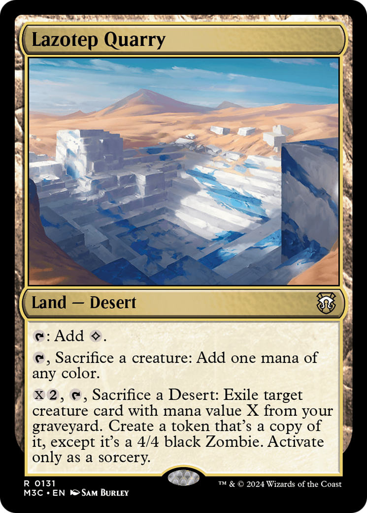 Lazotep Quarry (Extended Art) [Modern Horizons 3 Commander] | Rook's Games and More