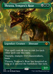 Thrasta, Tempest's Roar (Borderless Alternate Art) [Modern Horizons 2] | Rook's Games and More