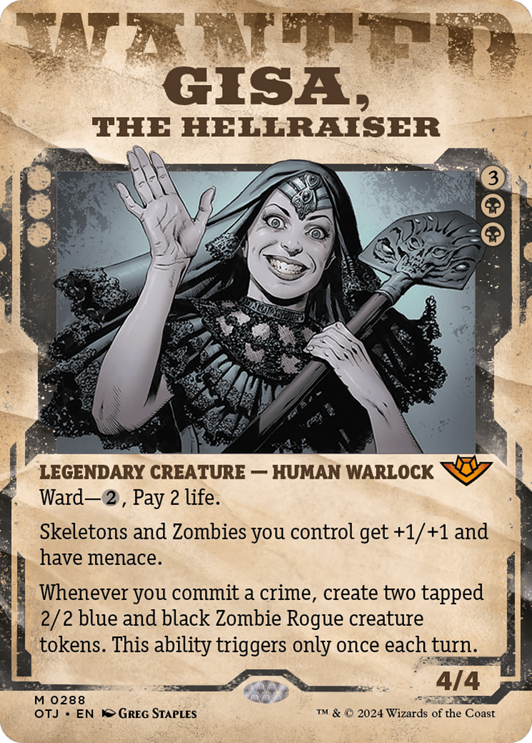 Gisa, the Hellraiser (Showcase) [Outlaws of Thunder Junction] | Rook's Games and More