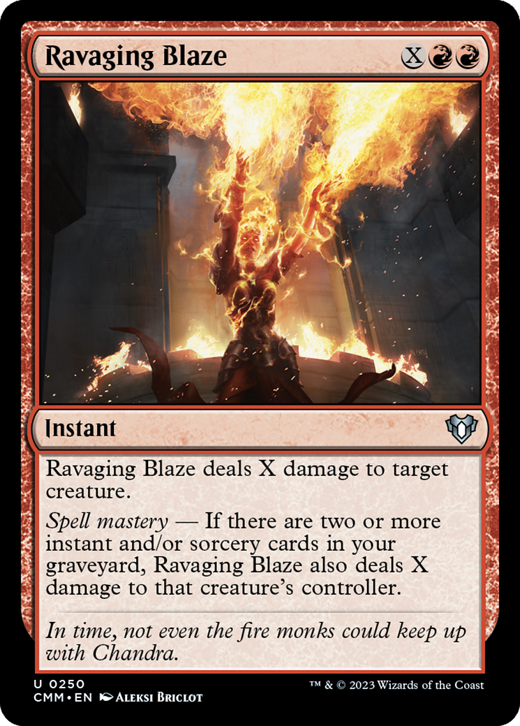 Ravaging Blaze [Commander Masters] | Rook's Games and More