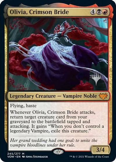 Olivia, Crimson Bride (Promo Pack) [Innistrad: Crimson Vow Promos] | Rook's Games and More