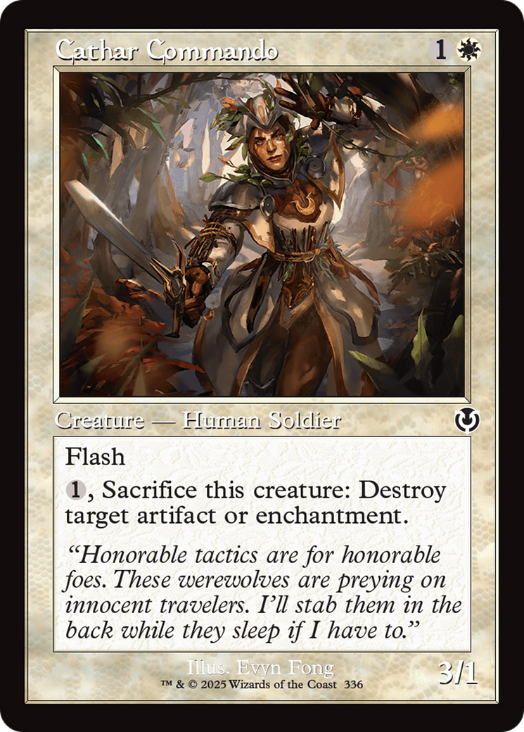 Cathar Commando (Retro Frame) [Innistrad Remastered] | Rook's Games and More