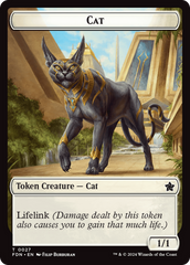 Cat (0027) // Phyrexian Goblin Double-Sided Token [Foundations Tokens] | Rook's Games and More