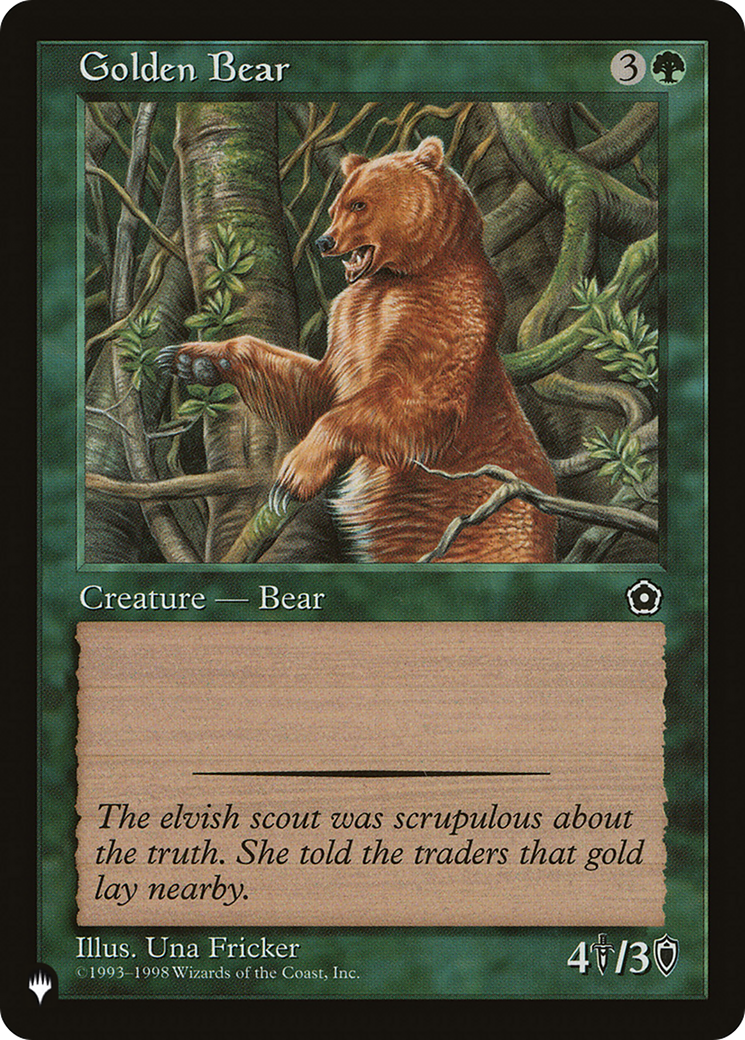 Golden Bear [The List Reprints] | Rook's Games and More