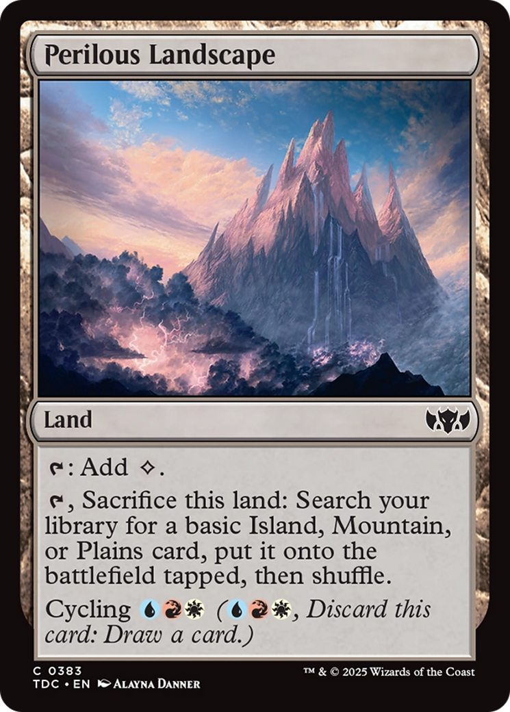 Perilous Landscape [Tarkir: Dragonstorm Commander] | Rook's Games and More