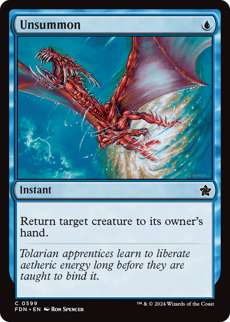 Unsummon [Foundations] | Rook's Games and More