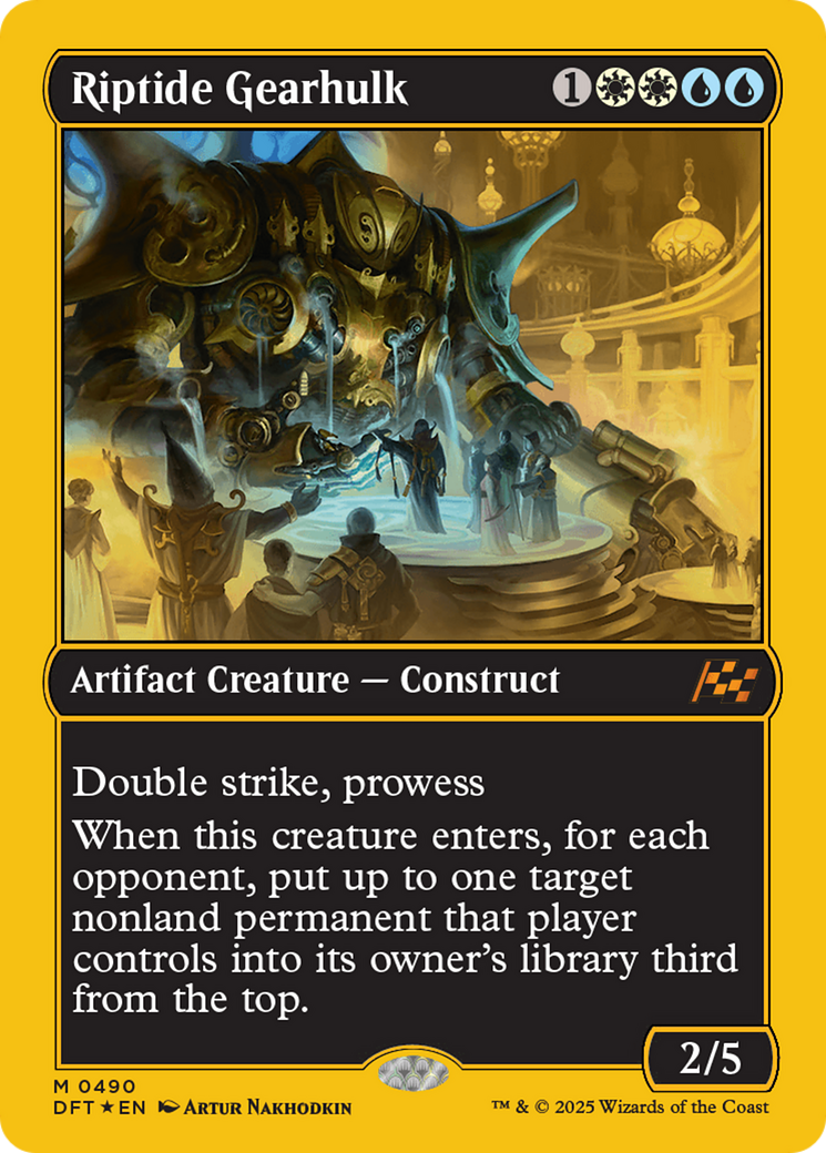 Riptide Gearhulk (First-Place Foil) [Aetherdrift] | Rook's Games and More