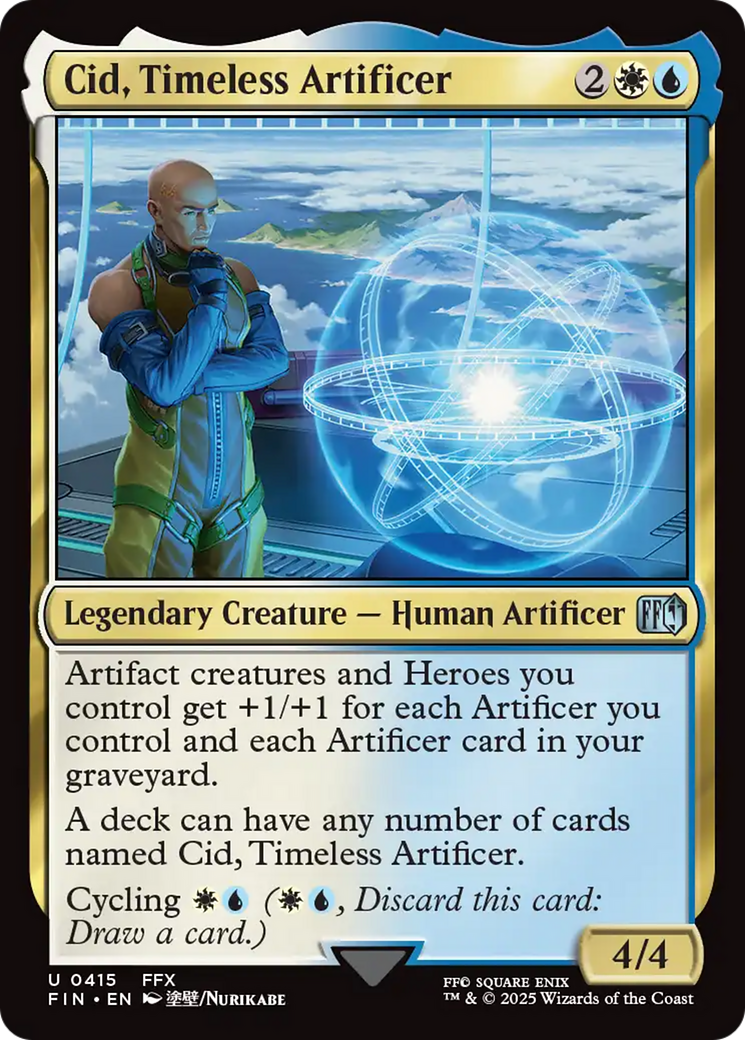 Cid, Timeless Artificer (0415) [FINAL FANTASY] | Rook's Games and More