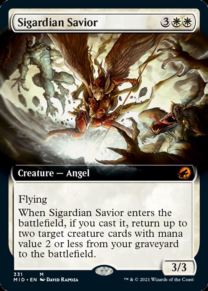 Sigardian Savior (Extended Art) [Innistrad: Midnight Hunt] | Rook's Games and More