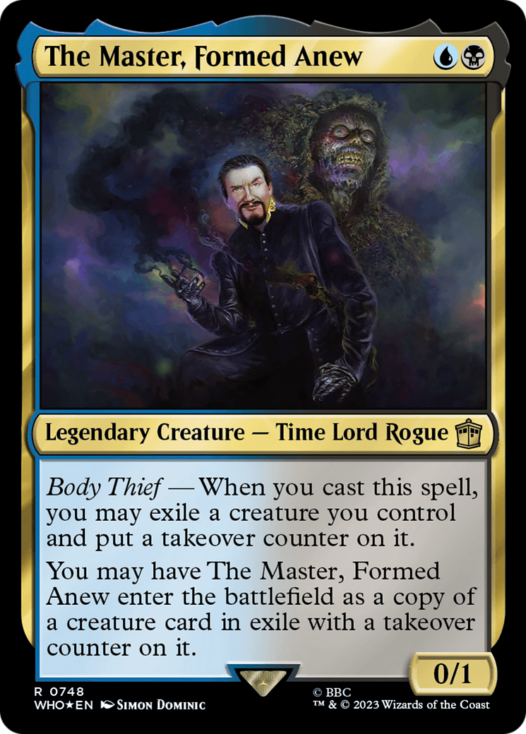 The Master, Formed Anew (Surge Foil) [Doctor Who] | Rook's Games and More