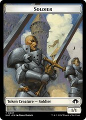 Eldrazi Spawn // Soldier Double-Sided Token [Modern Horizons 3 Tokens] | Rook's Games and More