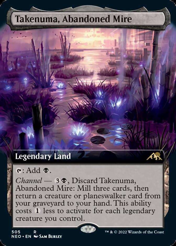 Takenuma, Abandoned Mire (Extended Art) [Kamigawa: Neon Dynasty] | Rook's Games and More